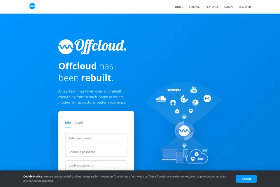 Landing page preview