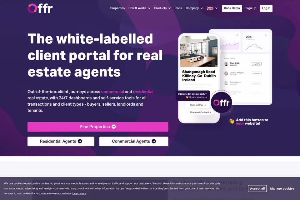 Landing page preview