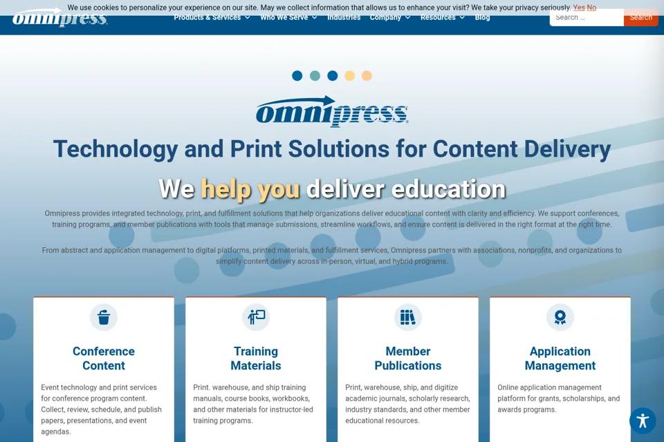 Landing page preview
