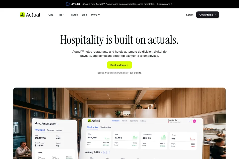 Landing page preview