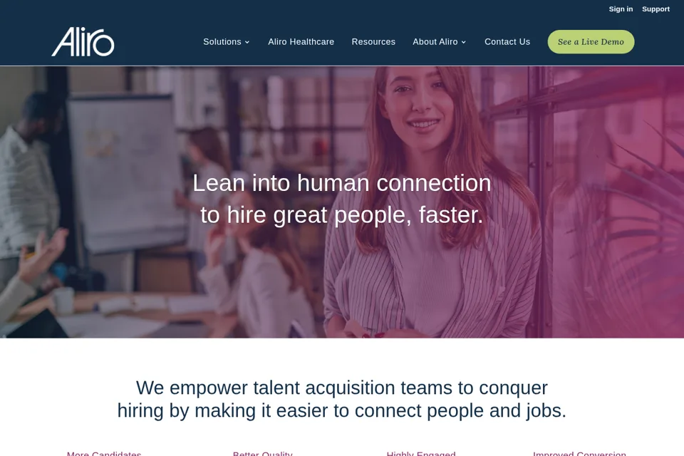 Landing page preview