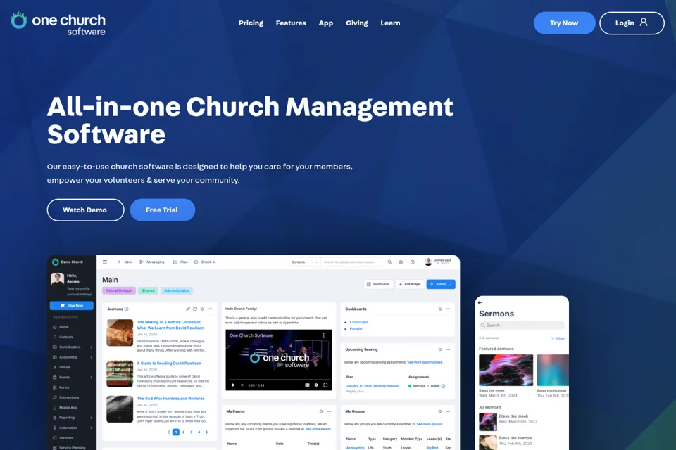 Landing page preview