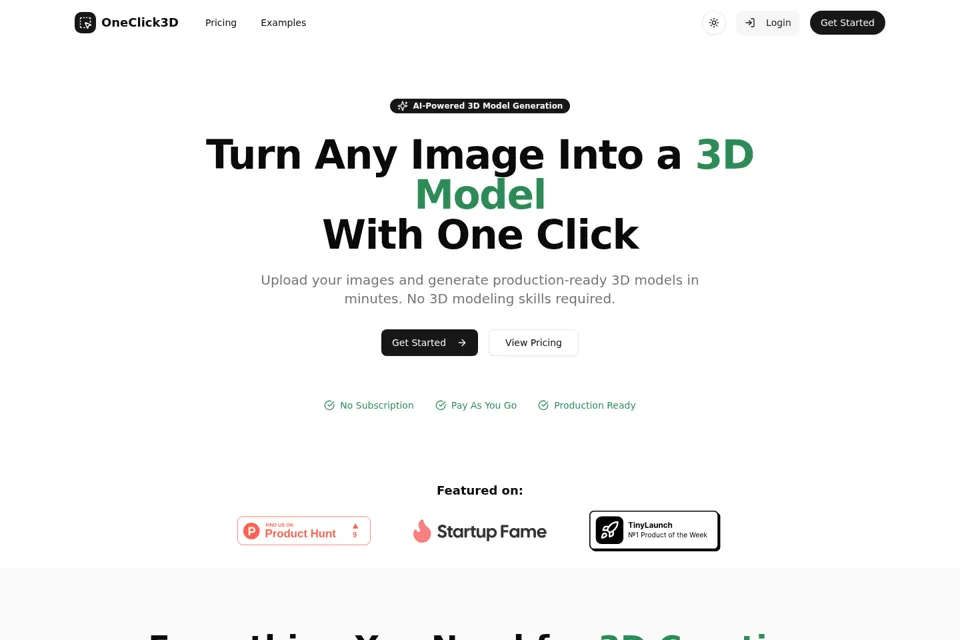 Landing page preview