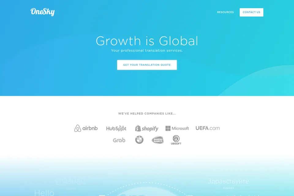 Landing page preview
