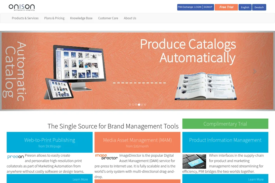 Landing page preview