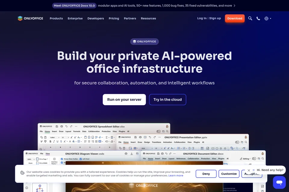 Landing page preview