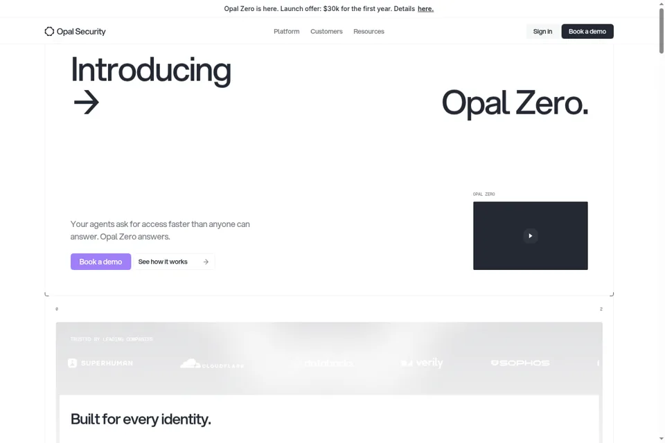 Landing page preview