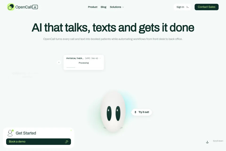 Landing page preview