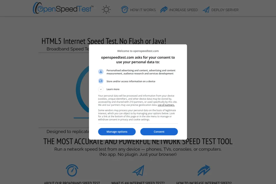 Landing page preview