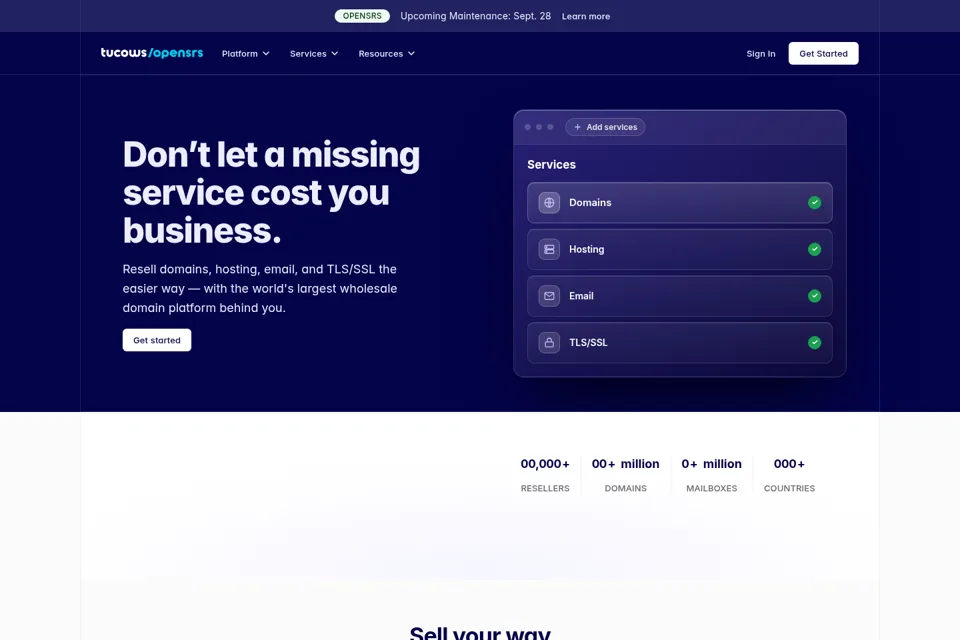 Landing page preview