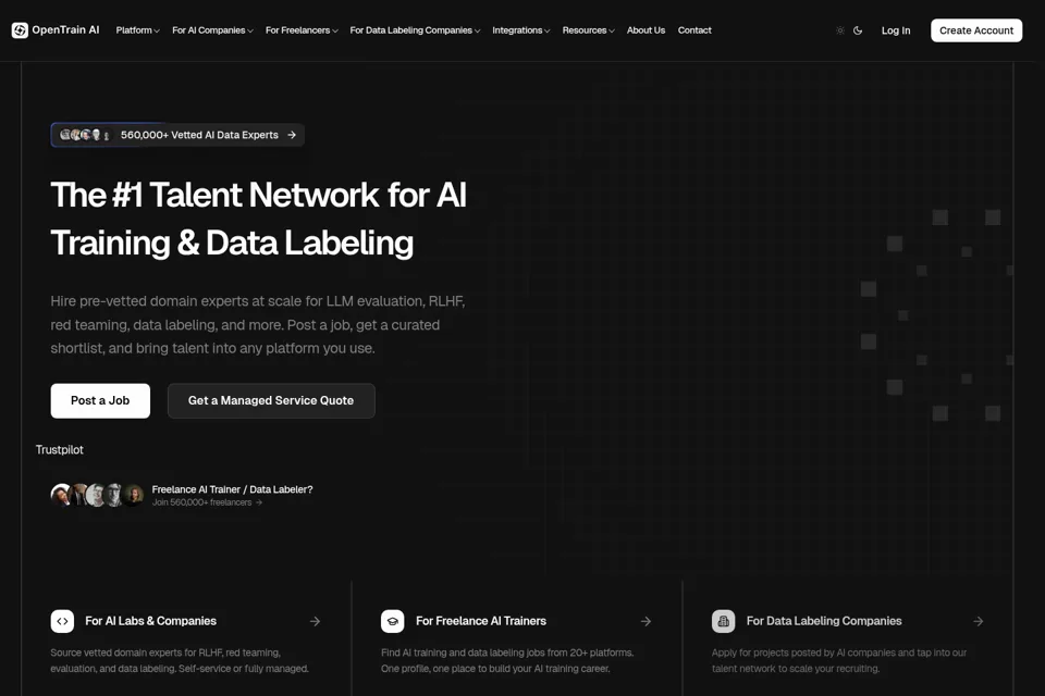 Landing page preview