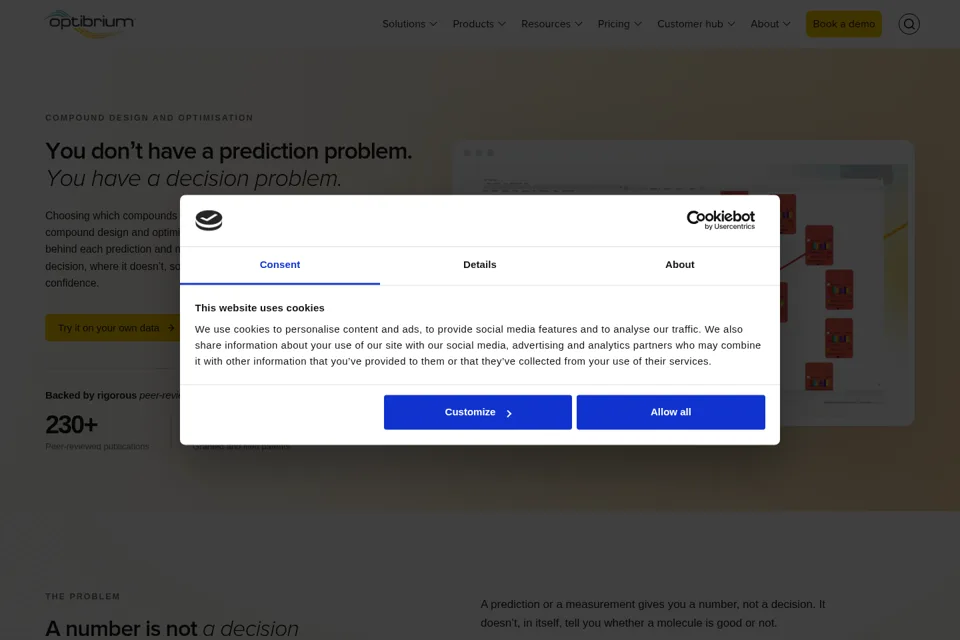 Landing page preview