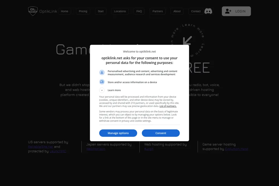 Landing page preview
