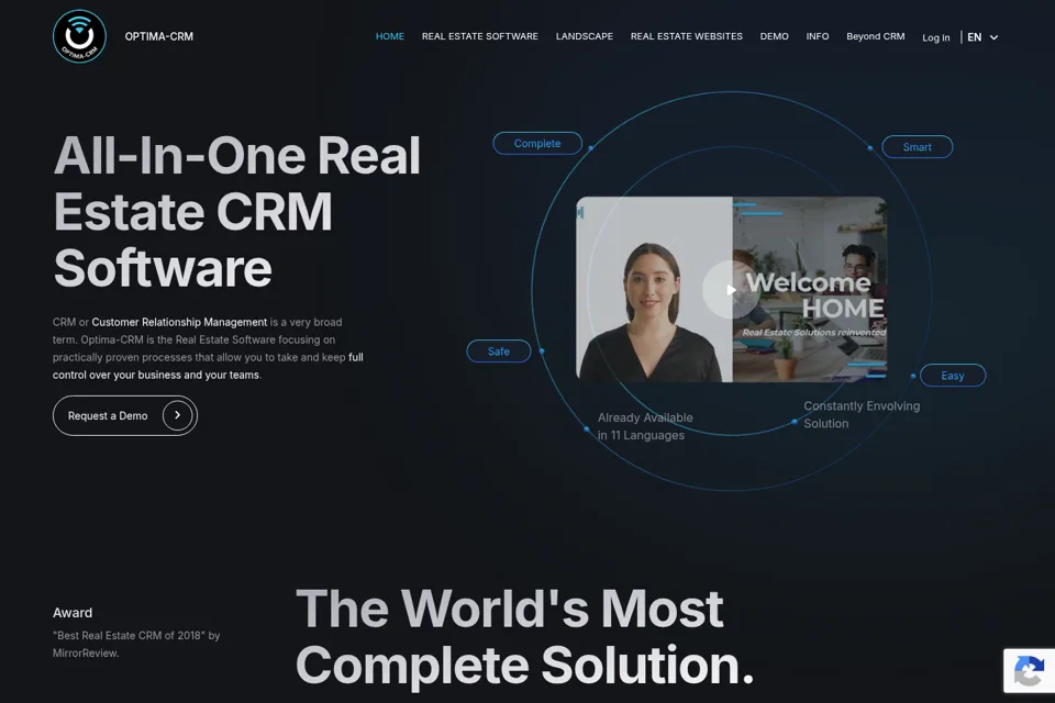 Landing page preview