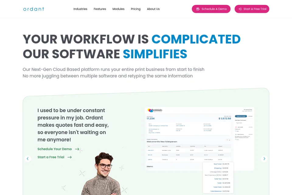 Landing page preview