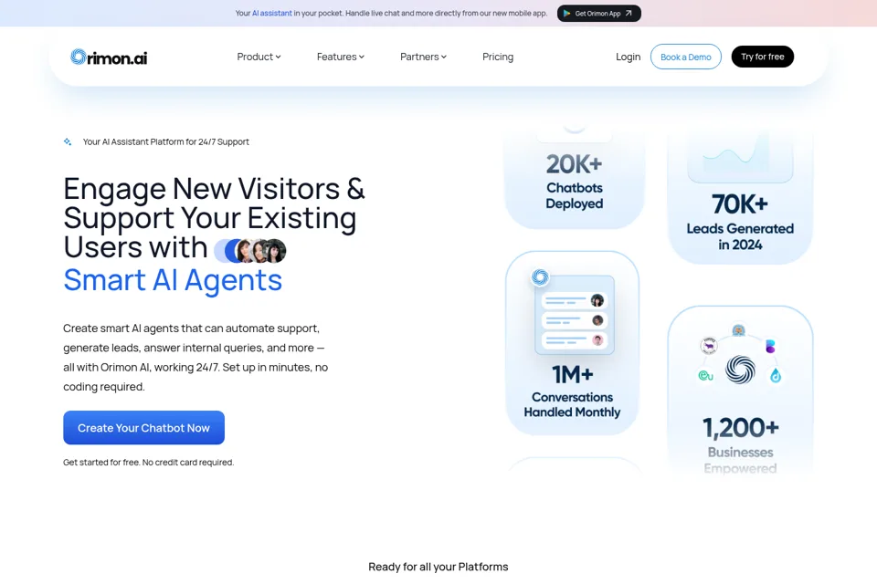 Landing page preview
