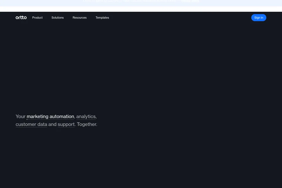 Landing page preview