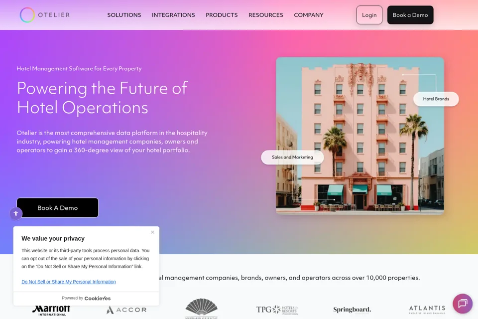 Landing page preview