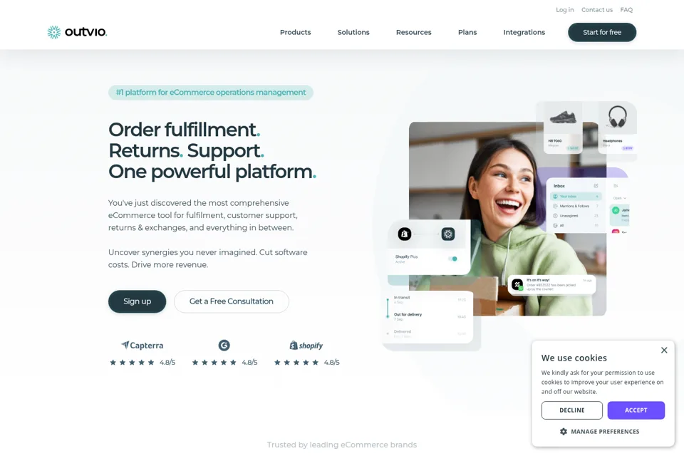 Landing page preview