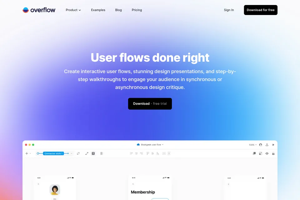 Landing page preview