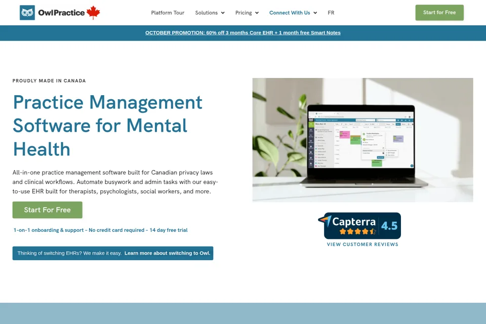 Landing page preview