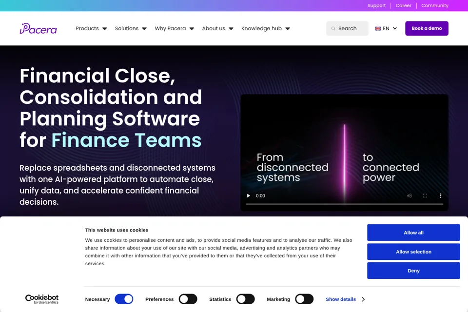 Landing page preview