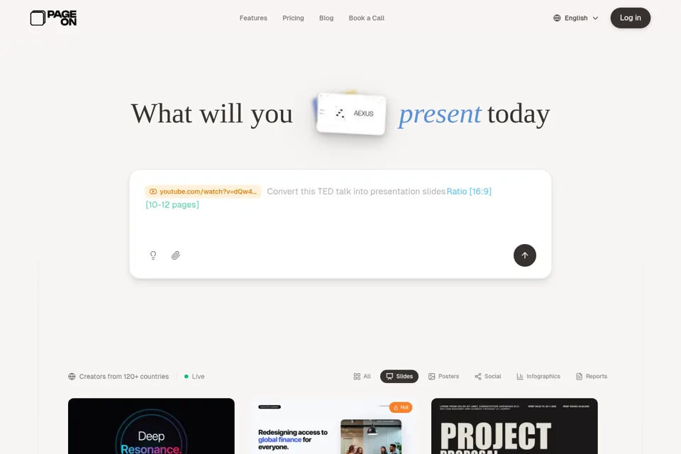 Landing page preview