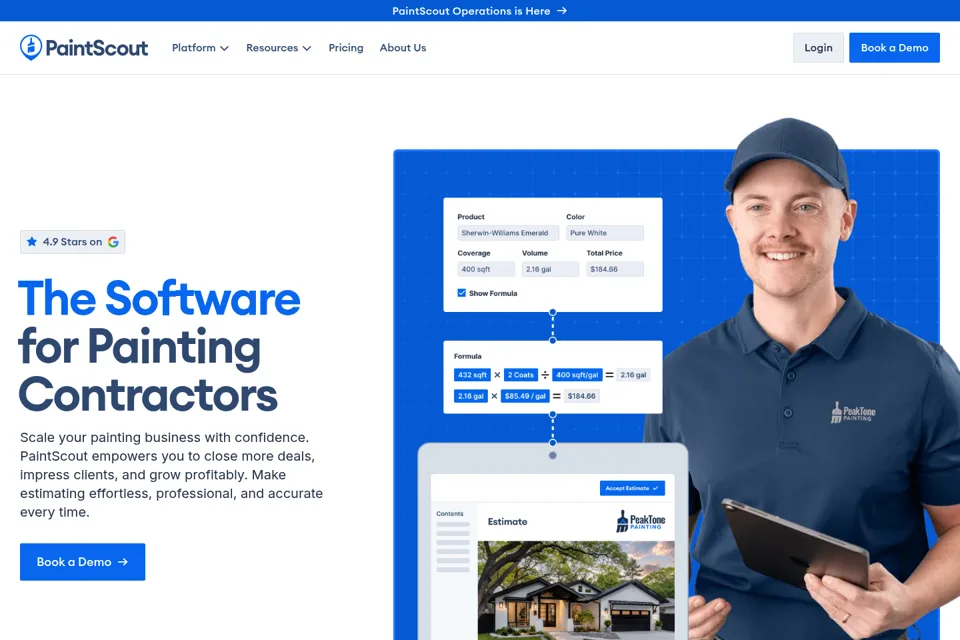 Landing page preview