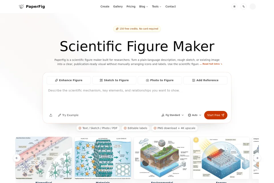 Landing page preview