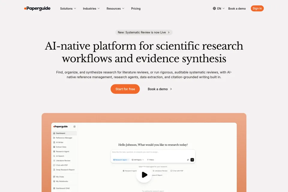 Landing page preview