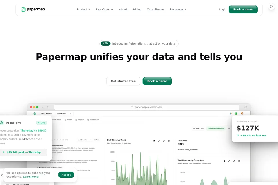 Landing page preview