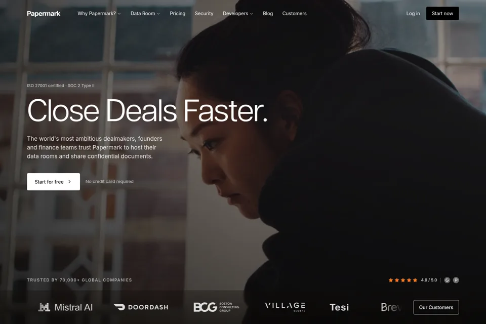 Landing page preview