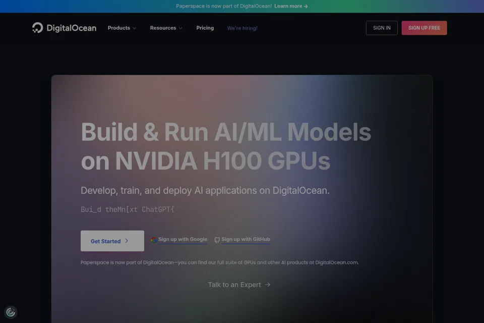 Landing page preview
