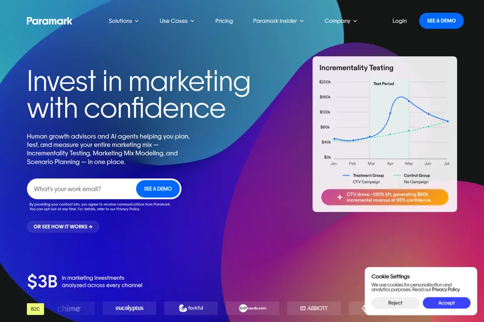 Landing page preview