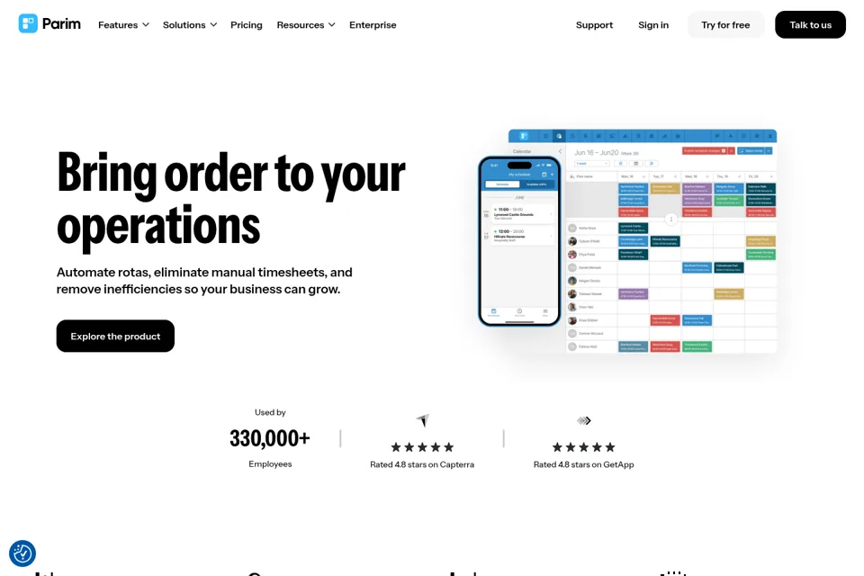 Landing page preview