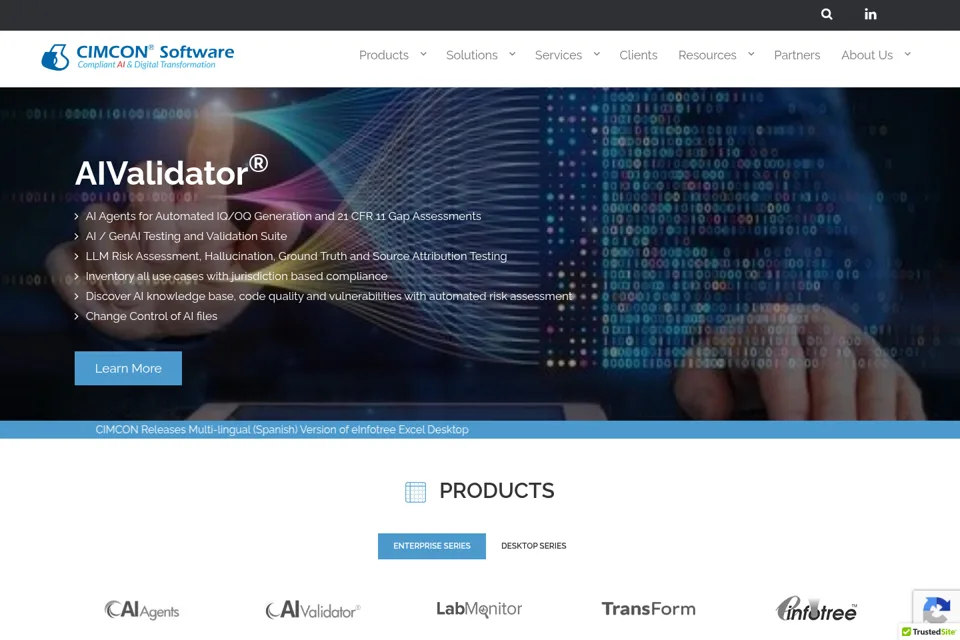 Landing page preview