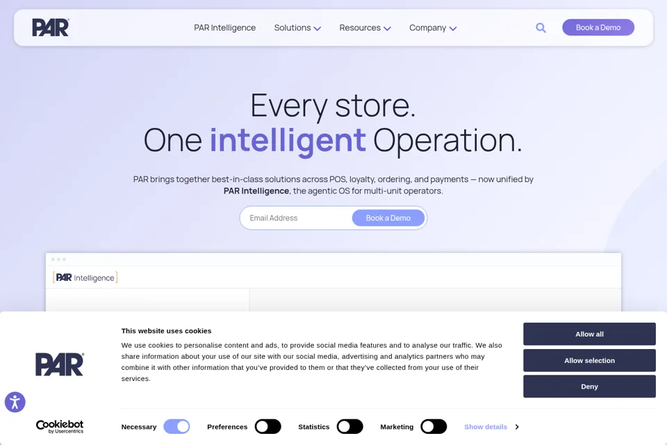 Landing page preview
