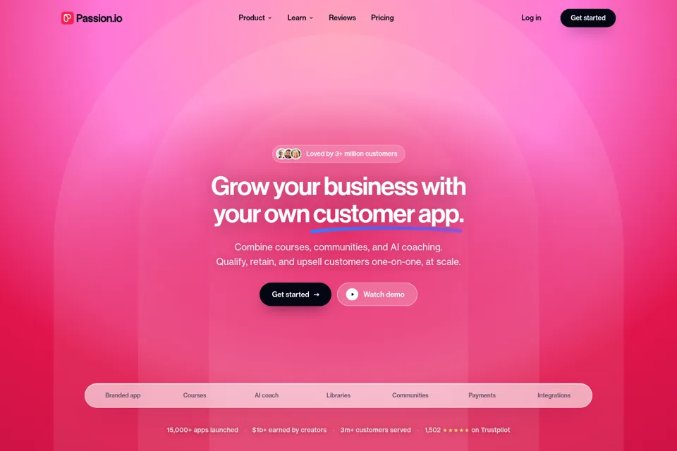 Landing page preview