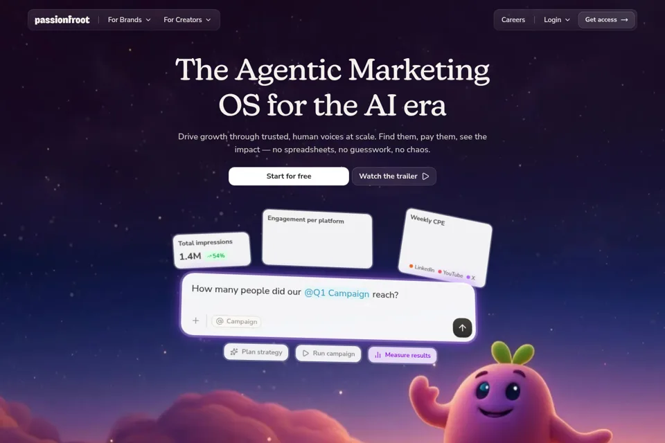 Landing page preview