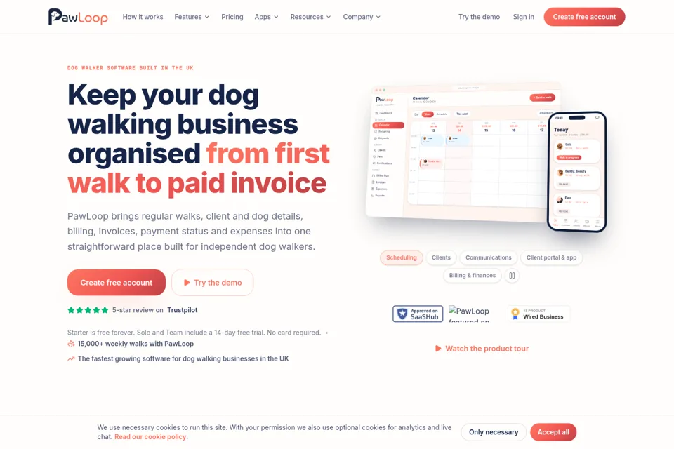 Landing page preview