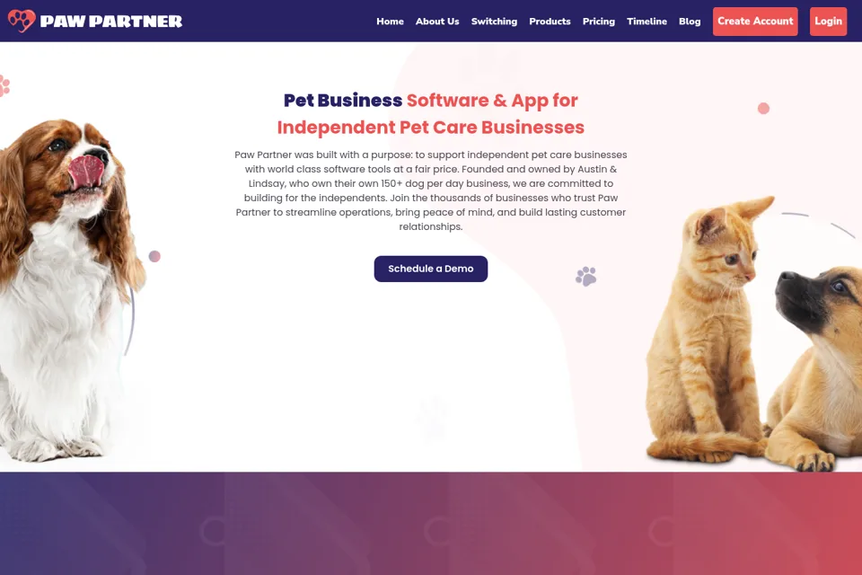 Landing page preview