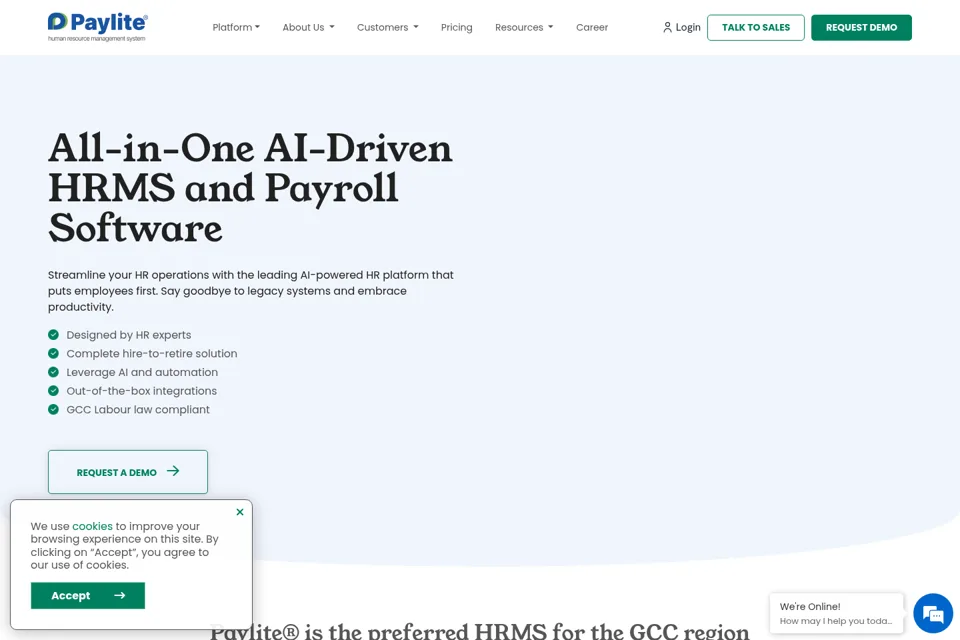 Landing page preview