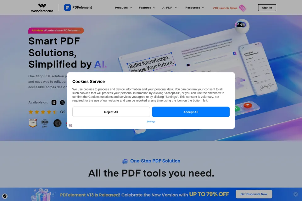 Landing page preview