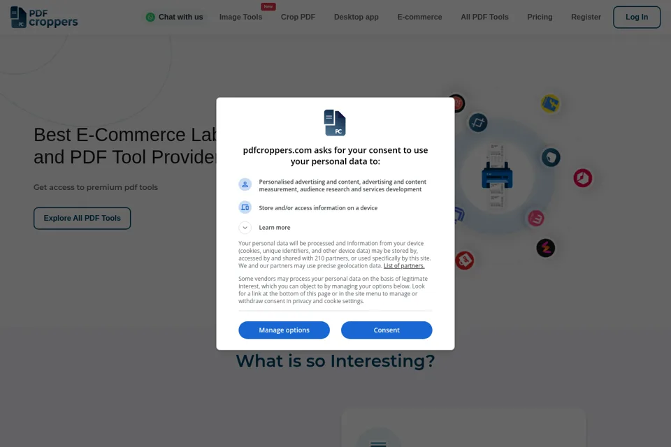 Landing page preview