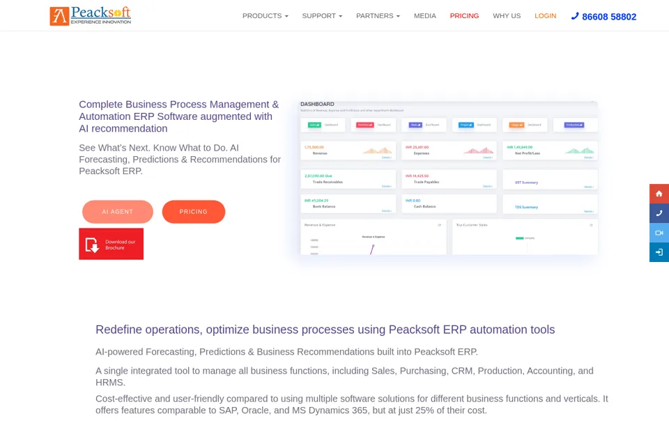 Landing page preview