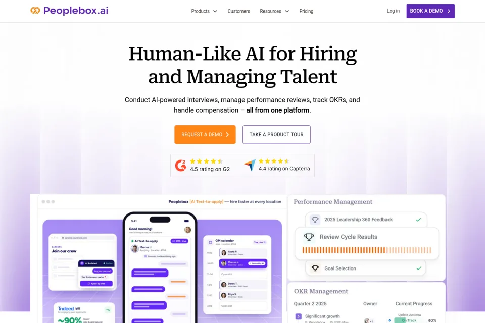 Landing page preview