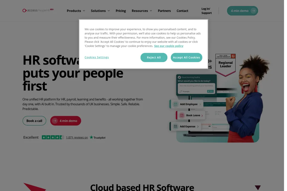 Landing page preview