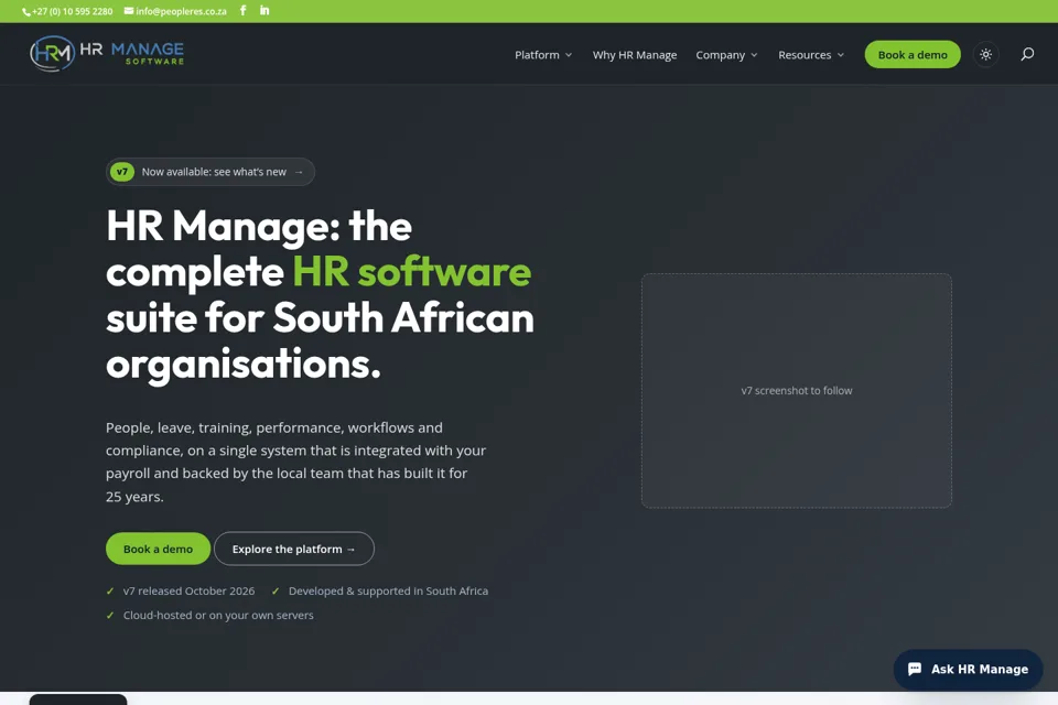 Landing page preview