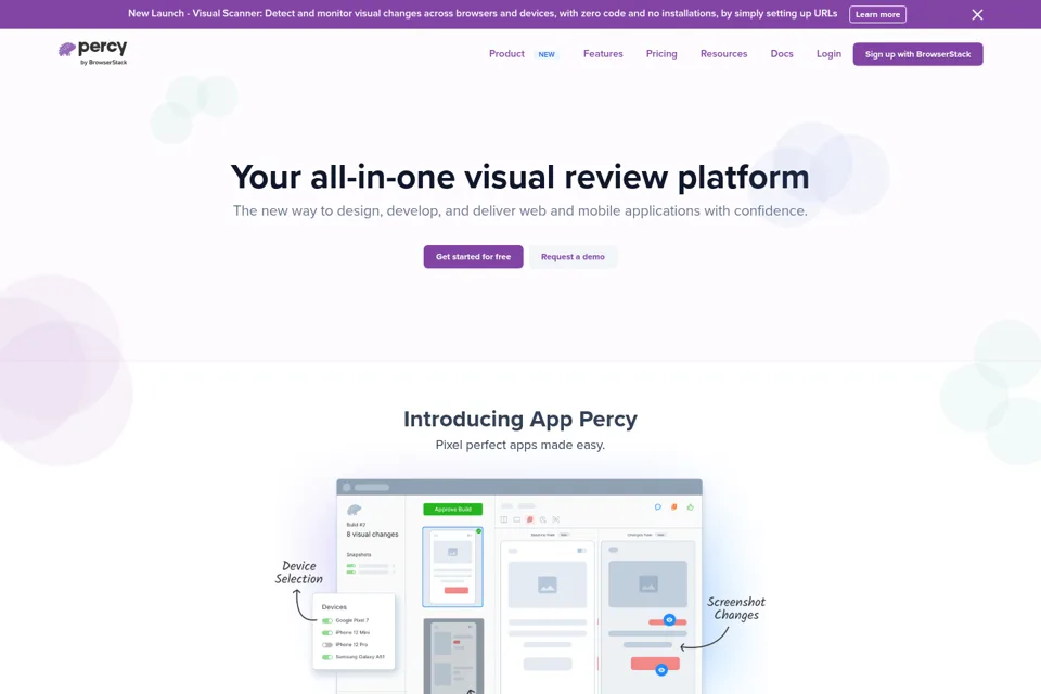 Landing page preview