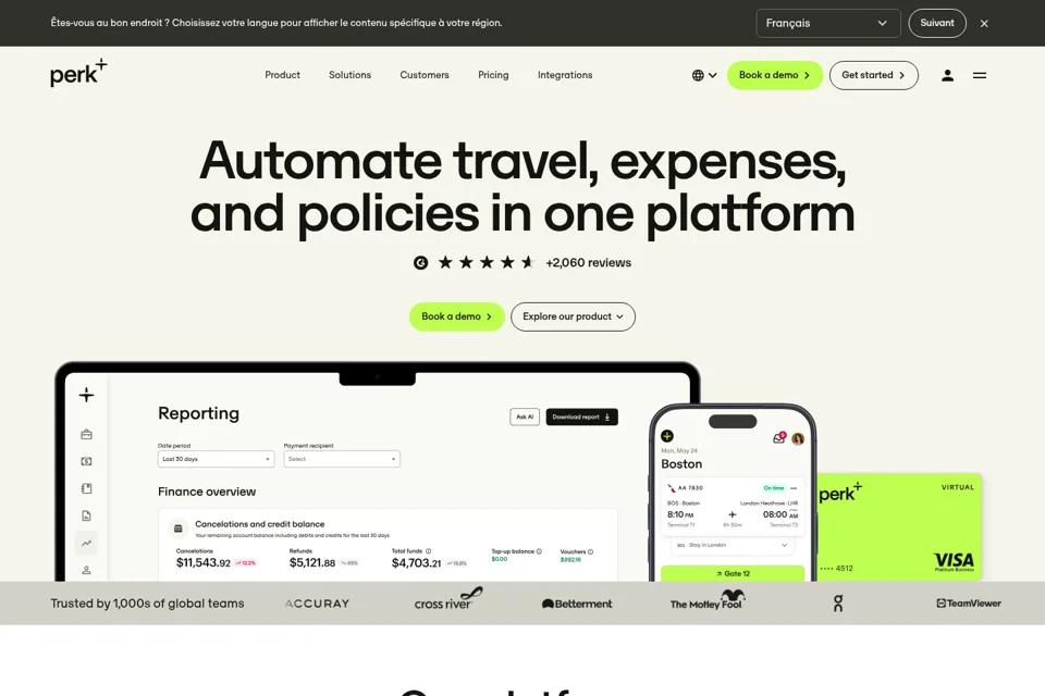 Landing page preview